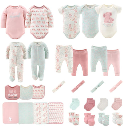 Elephant Blue Baby Layette Gift Set, 30 Piece